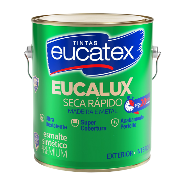 Tinta Esmalte Eucatex Base Solvente Eucalux